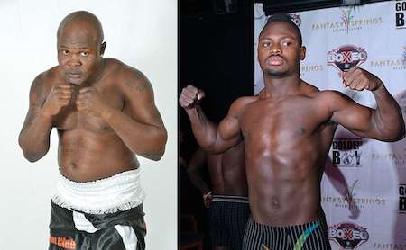 Bukom Banku was handed his first defeat by Bastie following a 7th round knockout