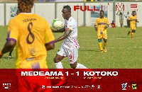 Medeama SC 1-1 Asante Kotoko SC