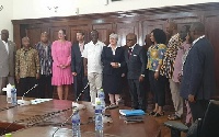 The new US Ambassador to Ghana, Stephanie S. Sullivan with some members of parliament