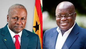 President John Mahama and Nana Akufo Addo