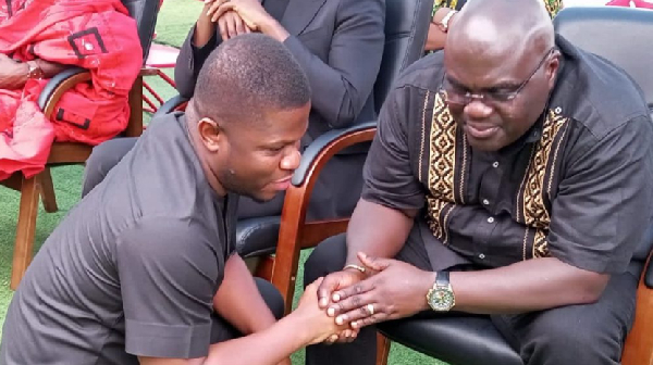 Sammy Gyamfi [L] and Julius Debrah