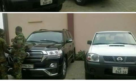 CID has released vehicles seized from Kofi Adams to him