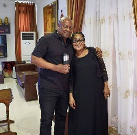 President John Dramani Mahama with Lordina Mahama