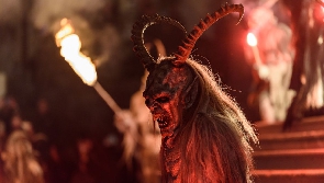 Krampus, the pitiless Christmas demon