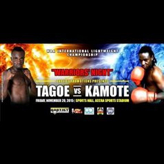 Banner of the Tagoe - Kamote bout on Nov 20