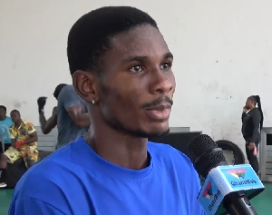 Ghanaian boxer Theophilus Allotey