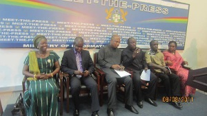 Ministers Meet Press