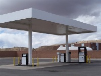 File photo: A fuel filling station