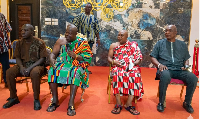 Photo of some memebers of the Aflao Traditional Council