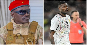 Actor LilWin  (L) has encouraged Thomas Party (R) after visa denial in Canada