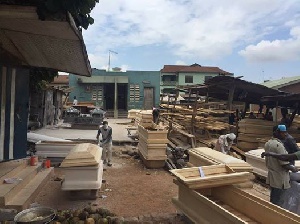 Coffin Makers at Fante New-Town in Kumasi