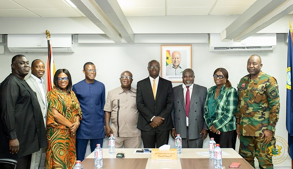 Minister of Finance, Dr. Cassiel Ato Forson paid a working visit to the GRA headquarters