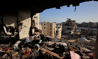 Israeli aircraft struck at least four residential buildings in several parts of Gaza City