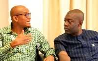 Information Minister Mustapha Hamid and Deputy Information Minister Kojo Oppong Nkrumah