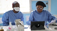 File photo of some Ebola nurses