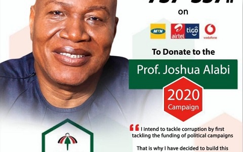 Joshua Alabi is aspiring to lead the NDC in the 2020 polls