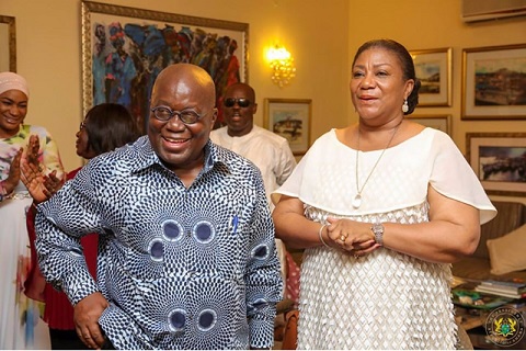 Heavenly Father, the battle is still yours - First Lady as she prays for Akufo-Addo