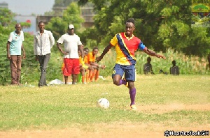 Auroras captain Daniel Yeboah