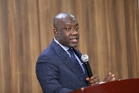 Minister of Works and Housing, Kojo Op­pong Nkrumah