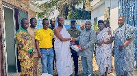 DVLA donated some items to flood victims in the Ketu South Municipality