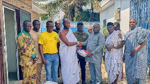 DVLA donated some items to flood victims in the Ketu South Municipality