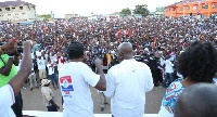 The massive crowd that attended the campaign launch