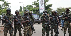 Some personnel of the Ghana Armed Forces