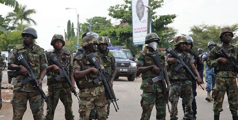 Some personnel of the Ghana Armed Forces