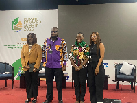 From L to R: Juliet Nortey, Dr Gloria Kusi and Bombade