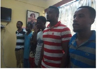 The six were arrested for terrorizing residents in the New Juaben Municipality