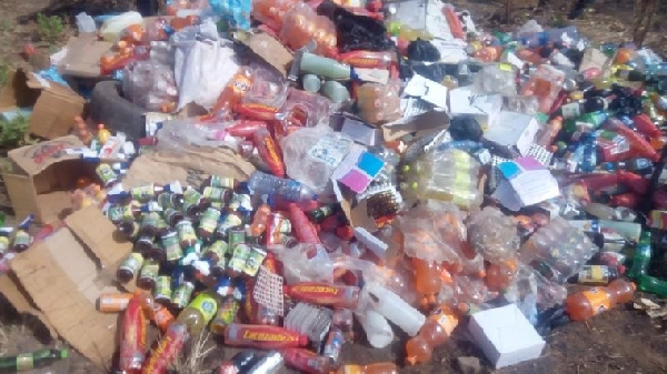 NADMO has since destroyed the retrieved products