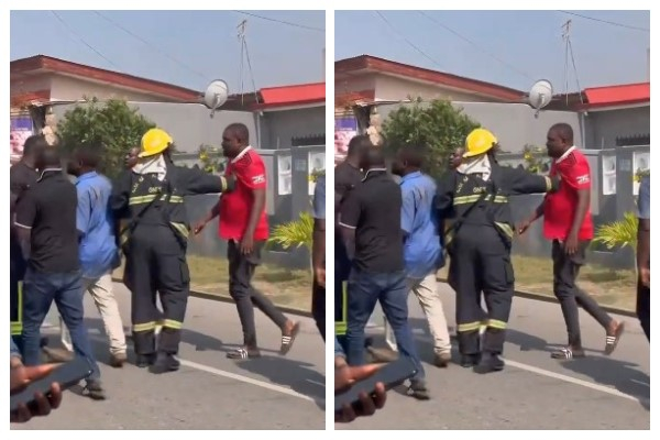 Fire officers were assaulted at Dansoman