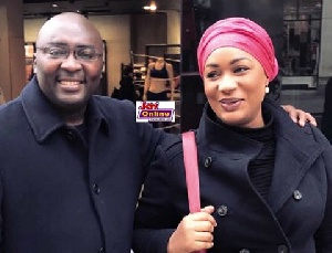 Vice President, Dr. Bawumia flew to London on medical leave accompanied by his wife Samira