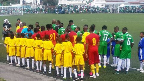 Comoros played Ghana at the Stade Moroni on Friday.