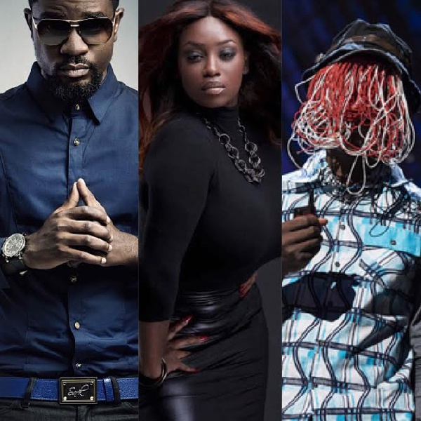 Sarkodie, Peace Hyde and Anas Aremeyaw Anas