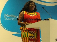 Minister for Tourism, Arts and Culture, Hon. Catherine Abelema Afeku