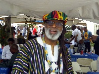 Rev. Gabriel Charles Palmer-Buckle dresses like a Rastafarian