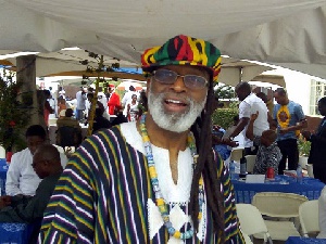 Rev. Gabriel Charles Palmer-Buckle dresses like a Rastafarian