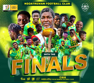 Nsoatreman FC clinches historic victory over Legon Cities to secure FA Cup final spot