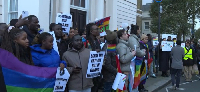 Kenyan LGBT activists and their supporters in Nairobi, Kenya