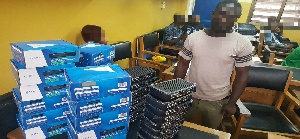 File photo: Illegal decoders seized from dealers