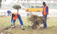 Zoomlion started the celebration preparation by thoroughly cleaning the city of Tamale