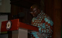 Vice President, Dr Mahamadu Bawumia spoke on behalf of the President at the Summit