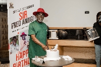 Fred Amugi recently turned 75