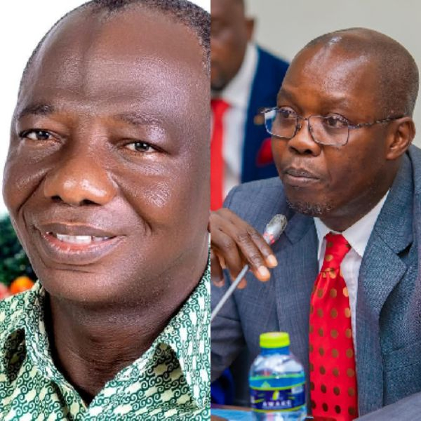 A collage of Daniel Dagba (L) and 1st Deputy Speaker, Bernard Ahiafor