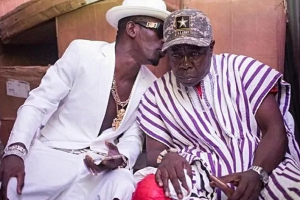 Dancehall artiste, Shatta Wale and his father