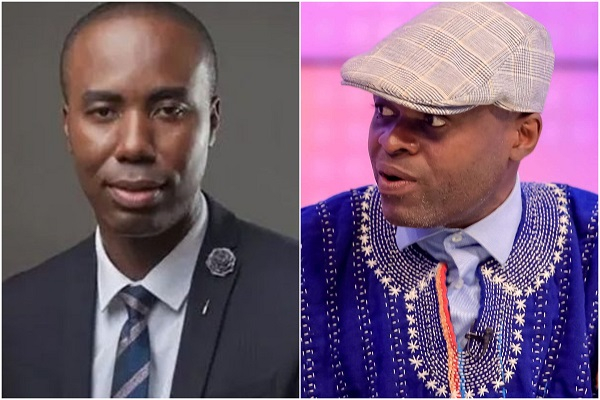 Kwabena Adu-Boahene (L) has been urged by Martin Kpebu (R) to 'spill the beans'