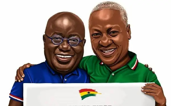 Akufo-Addo and John Mahama