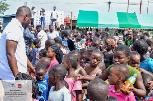 Reality Ghana did not withhold their promise to feed the children with sumptuous dishes
