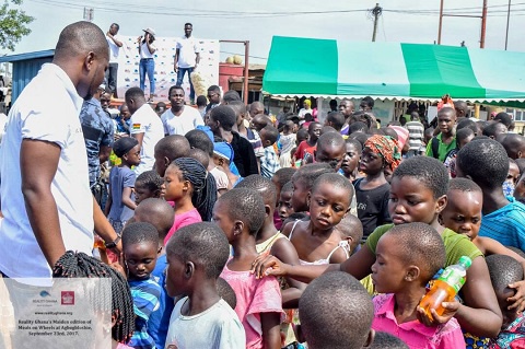 Reality Ghana did not withhold their promise to feed the children with sumptuous dishes